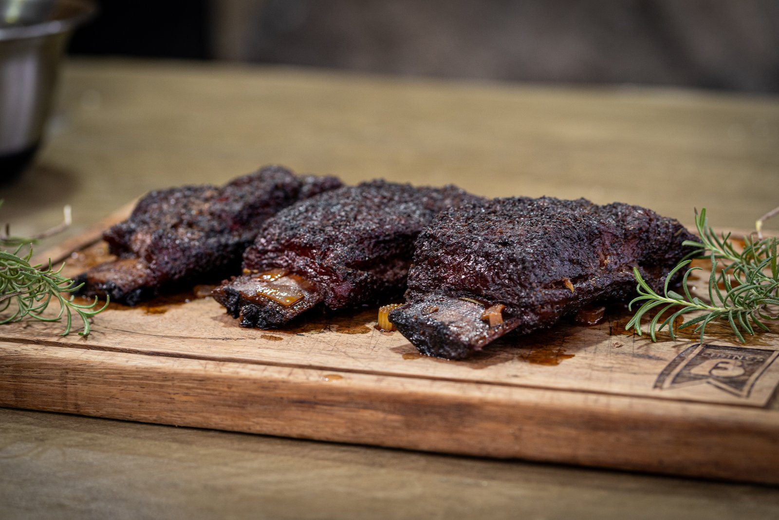 Short rib braseado deshaciéndose con el tenedor