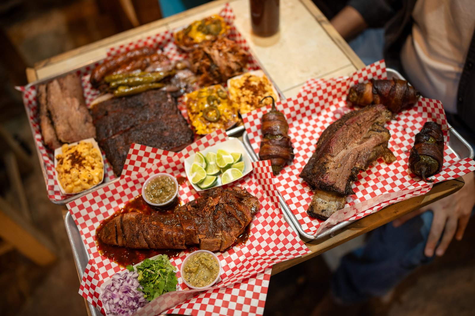 Platón de barbecue de Rangers Barbecue en Jalisco