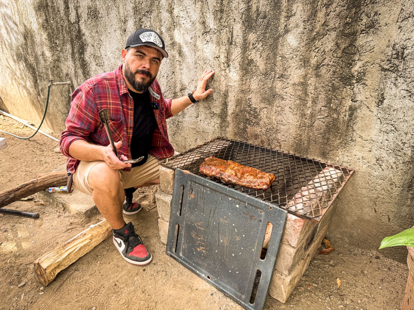 Salsa BBQ casera hecha con ingredientes del pueblo